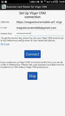 Business Card Reader for Vtige android App screenshot 12