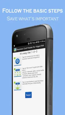 Business Card Reader for Vtige android App screenshot 18